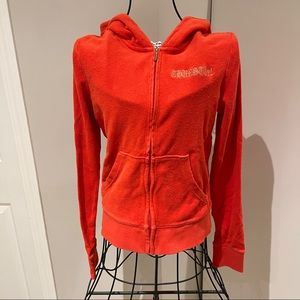JUICY COUTURE TERRYCLOTH ZIP UP